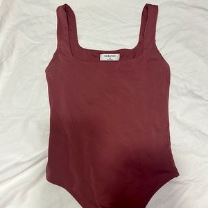 Bodysuit size XS burgundy